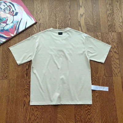 Футболка Balenciaga With Print And Logo "Beige" фото № 2