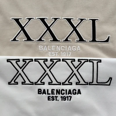 Футболка Balenciaga With Print And Logo "Beige" фото № 5