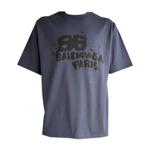 Футболка Balenciaga Voluminous Logo "Blue"