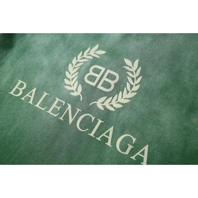 Футболка Balenciaga Laurel Wreath and Logo "Green" фото № 9