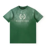 Футболка Balenciaga Laurel Wreath and Logo "Green"