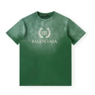 Футболка Balenciaga Laurel Wreath and Logo