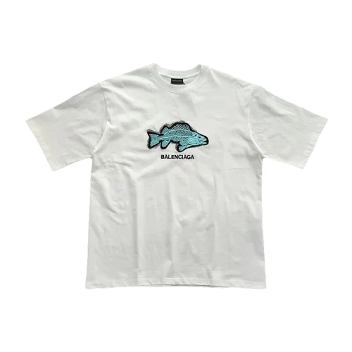 Футболка Balenciaga Marine Print "White"