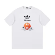 Футболка Balenciaga X Adidas With A Chocolate Candy Print "White"