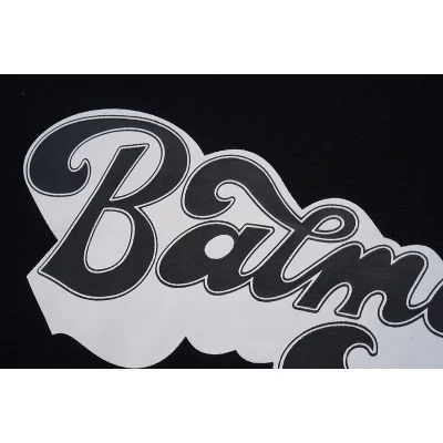 Футболка Balmain Volumetric Logo Inscription "Black" фото № 6