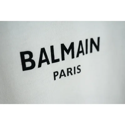 Футболка Balmain Branded "White" фото № 4