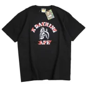 Футболка Two-tone Face With Inscription "Black"