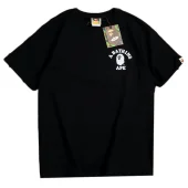 Футболка Bape Back Inscription Apes Together Strong "Black"