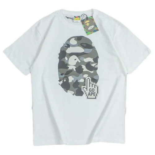 Футболка Bape Big Cursor On Logo "White"