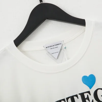 Футболка Bottega Veneta Crossed Out Word "White" фото № 2