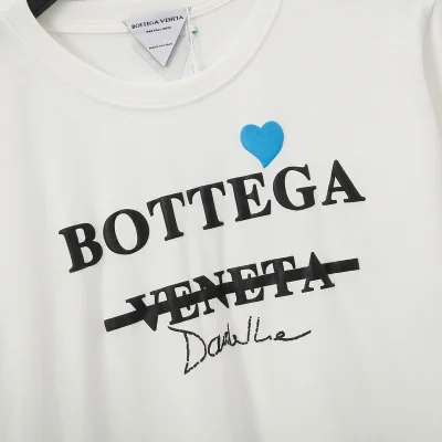 Футболка Bottega Veneta Crossed Out Word "White" фото № 6