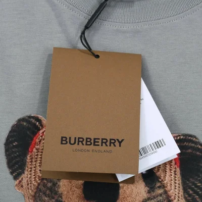 Футболка Burberry With A Colorful Toy Print "Gray" фото № 6