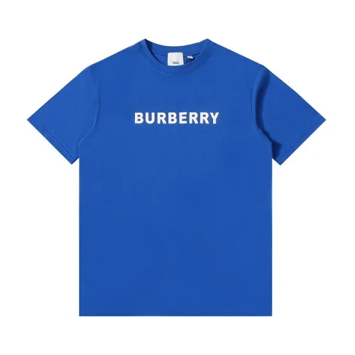 Футболка Burberry With Text Sticker - Logo "Blue"