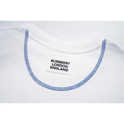 Футболка Burberry With Blue Edging "White" фото № 6