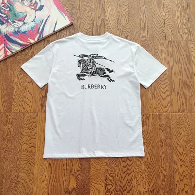 Футболка Burberry Textual Logo "White" фото № 7