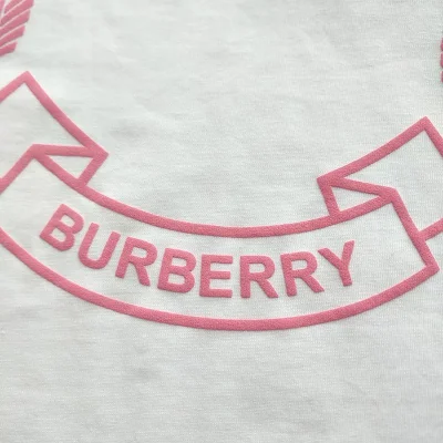 Футболка Burberry Large Sizes "White" фото № 3