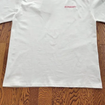 Футболка Burberry Large Sizes "White" фото № 7