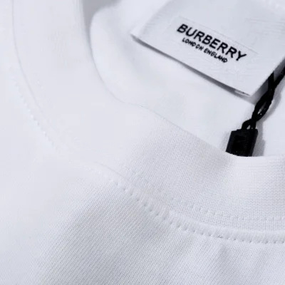 Футболка Burberry With Soft Thread Logo "White" фото № 4