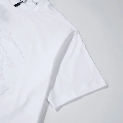 Футболка Burberry With Soft Thread Logo "White" фото № 7