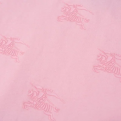 Футболка Burberry With Pink Logo - Cotton "Pink" фото № 4