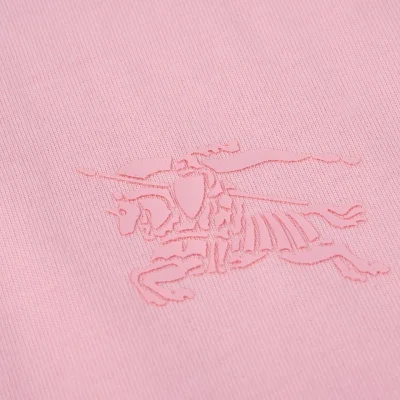 Футболка Burberry With Pink Logo - Cotton "Pink" фото № 6