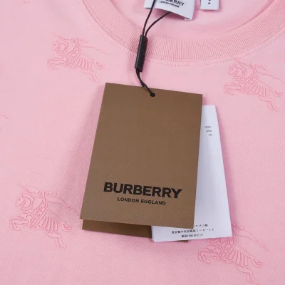 Футболка Burberry With Pink Logo - Cotton "Pink" фото № 7