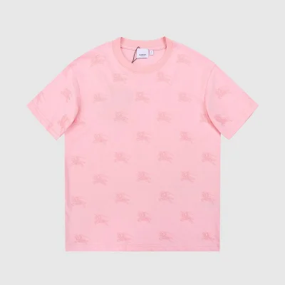 Футболка Burberry With Pink Logo - Cotton "Pink" фото № 8