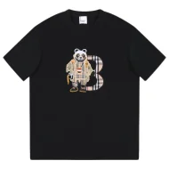 Футболка Burberry Plaid Bear In Glasses "Black"