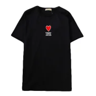 Футболка Burberry Heart Emblem "Black"