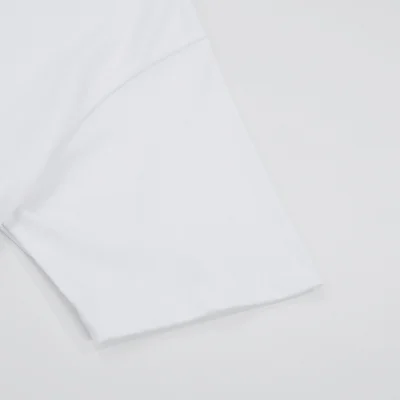 Футболка Burberry Logo In An Inverted Triangle "White" фото № 4