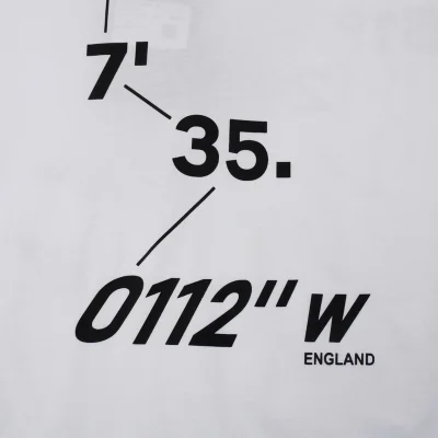 Футболка Burberry Calculations "White" фото № 2