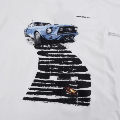 Футболка Burberry On The Way "White" фото № 8
