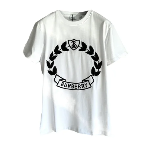 Футболка Burberry Beautiful Wreath Print "White"