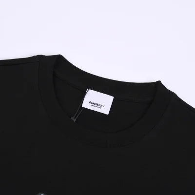 Футболка Burberry With Rabbit Silhouette "Black" фото № 5