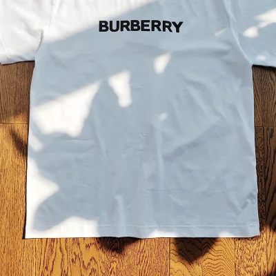 Футболка Burberry Base With Logo "White" фото № 8