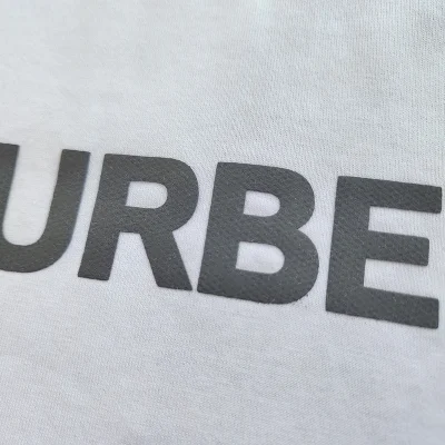 Футболка Burberry Base With Logo "White" фото № 7