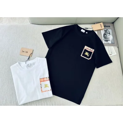 Футболка Burberry With A Shiny Brand Logo "Black" фото № 2