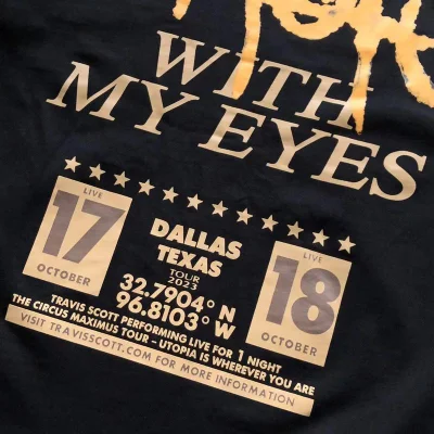 Футболка Cactus Jack Merch Sun Inside Circle "Black" фото № 7