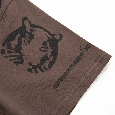 Футболка Cactus Jack Merch Lightning "Brown" фото № 3