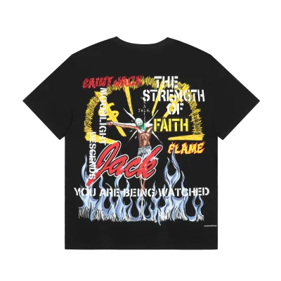 Футболка Cactus Jack Merch Travis Scott Madness "Black" фото № 2