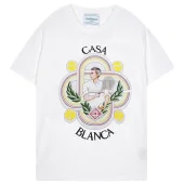 Футболка Casablanca Man With Tennis Racket "White"