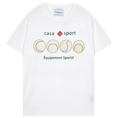 Футболка Casablanca Tennis Balls "White"