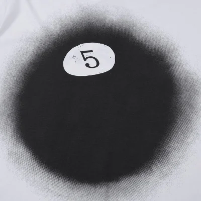 Футболка Celine Circle Number Five "White" фото № 6