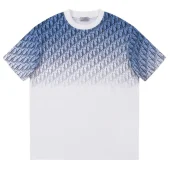 Футболка Christian Dior Half Painted "White/Blue"