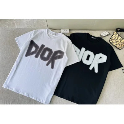 Футболка Christian Dior Big Logo "Black" фото № 6