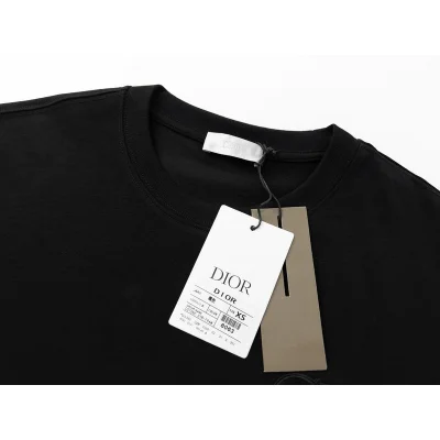 Футболка Christian Dior Embroidery CD "Black" фото № 5