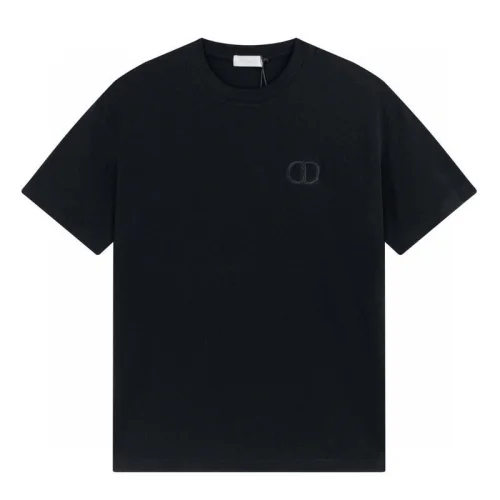 Футболка Christian Dior Embroidery CD "Black"