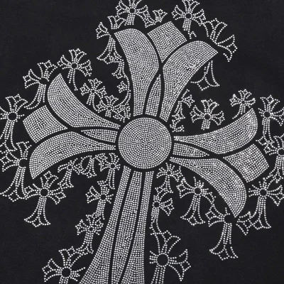 Футболка Chrome Hearts Diamond Cross Brand "Black" фото № 2