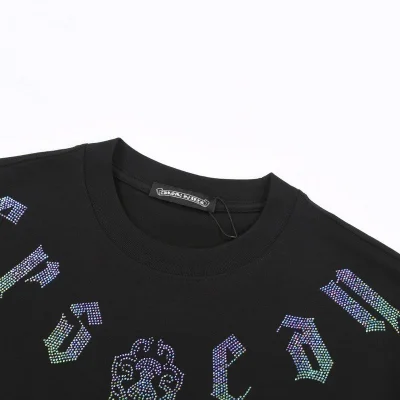 Футболка Chrome Hearts With Logo Made Of Colored Crystals "Black" фото № 8 Футболка Chrome Hearts With Logo Made Of Colored Crystals "Black" фото № 8