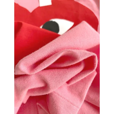 Футболка Comme des Garçons Play Red Heart Eyes "Pink" фото № 3